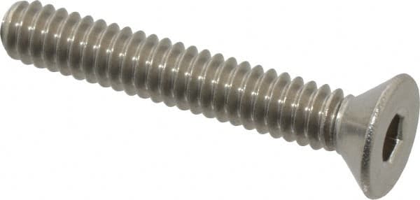 Value Collection - #10-24 UNC Hex Socket Drive, 82° Flat Screw - Grade 18-8 Stainless Steel, 1-1/4" OAL - Makers Industrial Supply