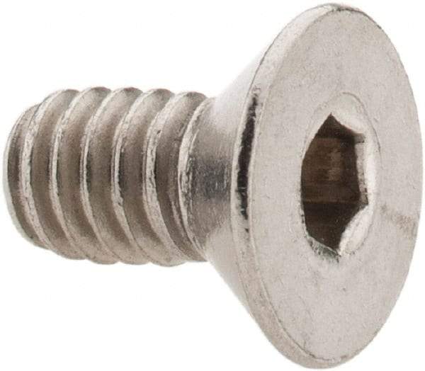 Value Collection - 1/4-20 UNC Hex Socket Drive, 82° Flat Screw - Grade 18-8 Stainless Steel, 1/2" OAL - Makers Industrial Supply