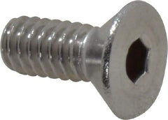 Value Collection - 1/4-20 UNC Hex Socket Drive, 82° Flat Screw - Grade 18-8 Stainless Steel, 5/8" OAL - Makers Industrial Supply