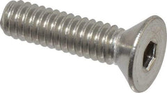 Value Collection - 5/8-11 UNC Hex Socket Drive, 82° Flat Screw - Grade 316 Stainless Steel, Uncoated, Fully Threaded, 1" OAL - Makers Industrial Supply