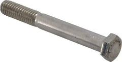 Value Collection - 3/8-16 UNC, 3" Length Under Head Hex Head Cap Screw - Grade 316 Stainless Steel, 9/16" Hex - Makers Industrial Supply