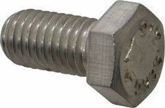 Value Collection - 1/2-13 UNC, 1" Length Under Head Hex Head Cap Screw - Grade 316 Stainless Steel, 3/4" Hex - Makers Industrial Supply