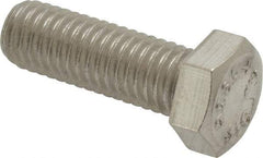 Value Collection - 1/2-13 UNC, 1-1/2" Length Under Head Hex Head Cap Screw - Grade 316 Stainless Steel, 3/4" Hex - Makers Industrial Supply