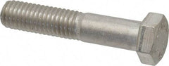 Value Collection - 1/2-13 UNC, 2-1/2" Length Under Head Hex Head Cap Screw - Grade 316 Stainless Steel, 3/4" Hex - Makers Industrial Supply