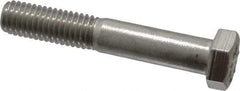 Value Collection - 1/2-13 UNC, 3" Length Under Head Hex Head Cap Screw - Grade 316 Stainless Steel, 3/4" Hex - Makers Industrial Supply