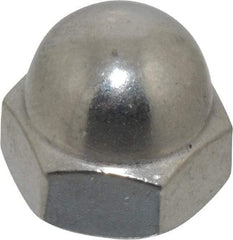 Value Collection - 5/16-18" UNC, 9/16" Width Across Flats, Stainless Steel Acorn Nut - 3/8" Overall Height, Grade 18-8 - Makers Industrial Supply