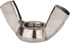 Value Collection - 1/2-13 UNC, Stainless Steel Standard Wing Nut - Grade 18-8, 1.94" Wing Span, 1" Wing Span - Makers Industrial Supply