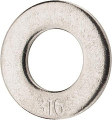 Value Collection - 5/16" Screw, Grade 316 Stainless Steel Standard Flat Washer - 11/32" ID x 11/16" OD, 0.065" Thick - Makers Industrial Supply