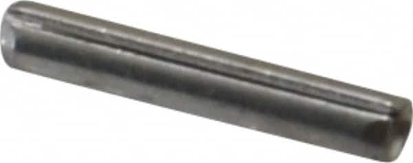 Made in USA - 1/16" Diam x 3/8" Long Slotted Spring Pin - Grade 420 Stainless Steel, Bright Finish - Makers Industrial Supply