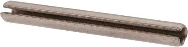 Made in USA - 5/64" Diam x 3/4" Long Slotted Spring Pin - Grade 420 Stainless Steel, Bright Finish - Makers Industrial Supply