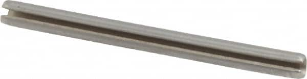 Value Collection - 5/64" Diam x 1" Long Slotted Spring Pin - Grade 420 Stainless Steel, Bright Finish - Makers Industrial Supply