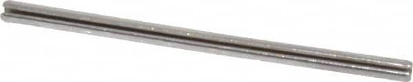 Value Collection - 5/64" Diam x 1-1/2" Long Slotted Spring Pin - Grade 420 Stainless Steel, Bright Finish - Makers Industrial Supply