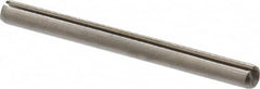 Made in USA - 3/32" Diam x 1-1/8" Long Slotted Spring Pin - Grade 420 Stainless Steel, Bright Finish - Makers Industrial Supply