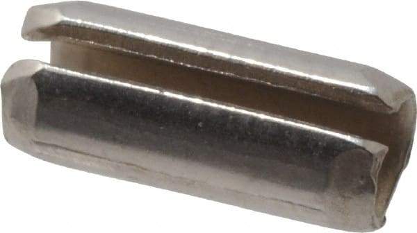 Made in USA - 1/8" Diam x 5/16" Long Slotted Spring Pin - Grade 420 Stainless Steel, Bright Finish - Makers Industrial Supply