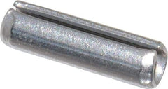 Made in USA - 1/8" Diam x 7/16" Long Slotted Spring Pin - Grade 420 Stainless Steel, Bright Finish - Makers Industrial Supply