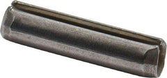 Made in USA - 1/8" Diam x 1/2" Long Slotted Spring Pin - Grade 420 Stainless Steel, Bright Finish - Makers Industrial Supply