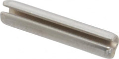 Made in USA - 1/8" Diam x 5/8" Long Slotted Spring Pin - Grade 420 Stainless Steel, Bright Finish - Makers Industrial Supply