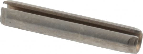 Made in USA - 1/8" Diam x 11/16" Long Slotted Spring Pin - Grade 420 Stainless Steel, Bright Finish - Makers Industrial Supply