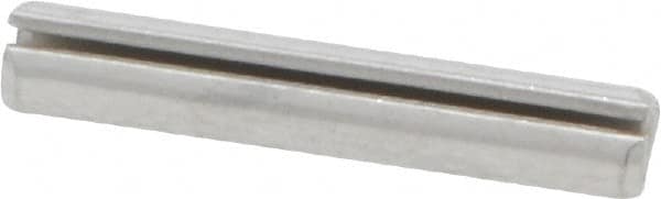 Made in USA - 1/8" Diam x 3/4" Long Slotted Spring Pin - Grade 420 Stainless Steel, Bright Finish - Makers Industrial Supply