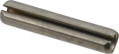 Made in USA - 5/32" Diam x 3/4" Long Slotted Spring Pin - Grade 420 Stainless Steel, Bright Finish - Makers Industrial Supply