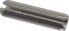 Made in USA - 3/16" Diam x 3/4" Long Slotted Spring Pin - Grade 420 Stainless Steel, Bright Finish - Makers Industrial Supply