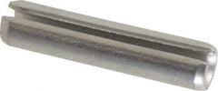 Made in USA - 3/16" Diam x 7/8" Long Slotted Spring Pin - Grade 420 Stainless Steel, Bright Finish - Makers Industrial Supply