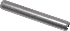 Made in USA - 3/16" Diam x 1-3/8" Long Slotted Spring Pin - Grade 420 Stainless Steel, Bright Finish - Makers Industrial Supply