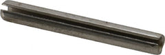 Made in USA - 1/4" Diam x 2" Long Slotted Spring Pin - Grade 420 Stainless Steel, Bright Finish - Makers Industrial Supply