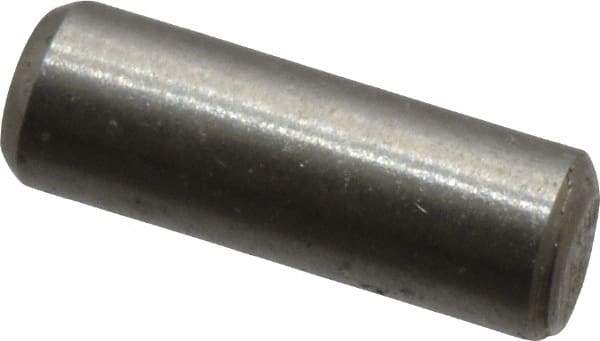 Value Collection - 1/16" Diam x 3/16" Pin Length 18-8 Stainless Steel Standard Dowel Pin - Bright Finish - Makers Industrial Supply