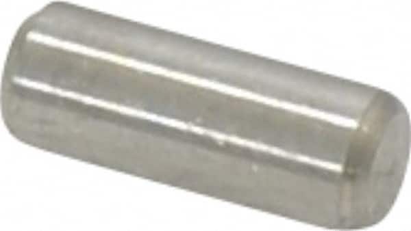 Value Collection - 3/16" Diam x 1/2" Pin Length 18-8 Stainless Steel Standard Dowel Pin - Bright Finish - Makers Industrial Supply