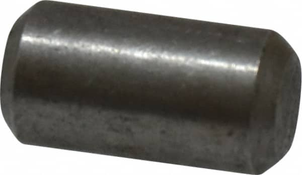 Value Collection - 1/4" Diam x 1/2" Pin Length 18-8 Stainless Steel Standard Dowel Pin - Bright Finish - Makers Industrial Supply