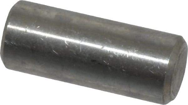 Value Collection - 1/4" Diam x 5/8" Pin Length 18-8 Stainless Steel Standard Dowel Pin - Bright Finish - Makers Industrial Supply