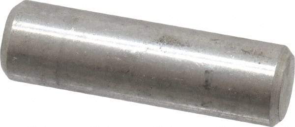 Value Collection - 1/4" Diam x 7/8" Pin Length 18-8 Stainless Steel Standard Dowel Pin - Bright Finish - Makers Industrial Supply