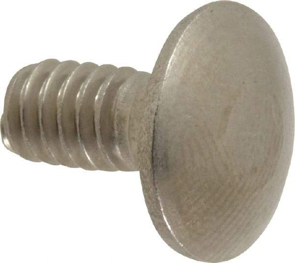 Value Collection - 1/4-20 UNC 1/2" Length Under Head, Standard Square Neck, Carriage Bolt - 18-8 Stainless Steel, Uncoated - Makers Industrial Supply