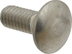 Value Collection - 5/16-18 UNC 3/4" Length Under Head, Standard Square Neck, Carriage Bolt - 18-8 Stainless Steel, Uncoated - Makers Industrial Supply