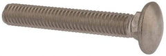 Value Collection - 3/8-16 UNC 2-1/2" Length Under Head, Standard Square Neck, Carriage Bolt - 18-8 Stainless Steel, Uncoated - Makers Industrial Supply