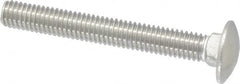 Value Collection - 3/8-16 UNC 3" Length Under Head, Standard Square Neck, Carriage Bolt - 18-8 Stainless Steel, Uncoated - Makers Industrial Supply