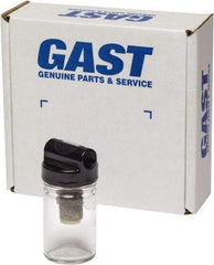 Gast - 2 oz Air Compressor Filter/Muffler Assembly - 3 Piece, Use with Gast 1HAB/0211 Rotary Vane Units - Makers Industrial Supply