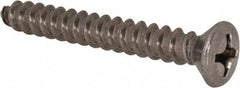 Value Collection - #14 Oval Head Phillips Sheet Metal Screw - Stainless Steel, 2" OAL, Grade 18-8 - Makers Industrial Supply