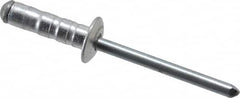 RivetKing - Size 63-67 Dome Head Aluminum Multi Grip Blind Rivet - Steel Mandrel, 0.187" to 0.456" Grip, 3/8" Head Diam, 0.192" to 0.196" Hole Diam, 0.716" Length Under Head, 3/16" Body Diam - Makers Industrial Supply