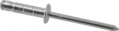 RivetKing - Size 66-69 Dome Head Aluminum Multi Grip Blind Rivet - Steel Mandrel, 0.275" to 0.598" Grip, 3/8" Head Diam, 0.192" to 0.196" Hole Diam, 7/8" Length Under Head, 3/16" Body Diam - Makers Industrial Supply