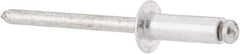 RivetKing - Size 66 Dome Head Aluminum Open End Blind Rivet - Aluminum Mandrel, 0.251" to 3/8" Grip, 3/8" Head Diam, 0.192" to 0.198" Hole Diam, 0.575" Length Under Head, 3/16" Body Diam - Makers Industrial Supply