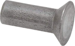 RivetKing - 3/16" Body Diam, Countersunk Uncoated Steel Solid Rivet - 1/2" Length Under Head, 90° Countersunk Head Angle - Makers Industrial Supply