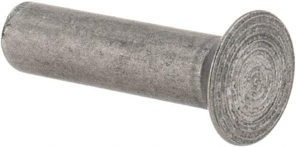 RivetKing - 3/16" Body Diam, Countersunk Steel Solid Rivet - 3/4" Length Under Head, 90° Countersunk Head Angle - Makers Industrial Supply