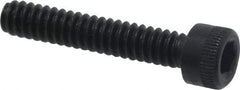 Made in USA - #6-32 UNC Hex Socket Drive, Socket Cap Screw - Alloy Steel, Black Oxide Finish, Fully Threaded, 3/4" Length Under Head - Makers Industrial Supply