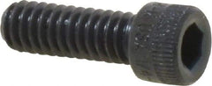 Made in USA - 1/4-20 UNC Hex Socket Drive, Socket Cap Screw - Alloy Steel, Black Oxide Finish, Fully Threaded, 3/4" Length Under Head - Makers Industrial Supply