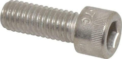 Holo-Krome - 3/8-16 UNC Hex Socket Drive, Socket Cap Screw - Grade 18-8 Stainless Steel, Passivated Finish, Fully Threaded, 1" Length Under Head - Makers Industrial Supply