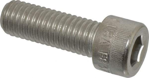 Holo-Krome - 1/2-13 UNC Hex Socket Drive, Socket Cap Screw - Grade 18-8 Stainless Steel, Passivated Finish, Fully Threaded, 1-1/2" Length Under Head - Makers Industrial Supply