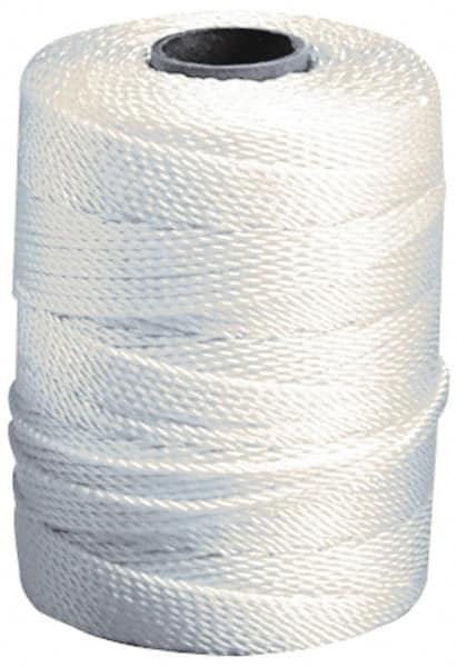 Value Collection - #18, Nylon Braided Seine Twine - 156 Lbs. Breaking Strength, Yellow, 1,000 Ft. per Lb. - Makers Industrial Supply