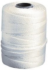 Value Collection - #15, Nylon Braided Seine Twine - 132 Lbs. Breaking Strength, White, 1,000 Ft. per Lb. - Makers Industrial Supply